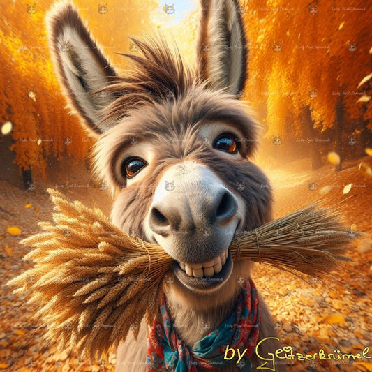 Herbstspaß mit Esel Emil