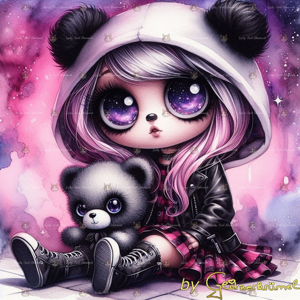 Galaxy Eyes Girl