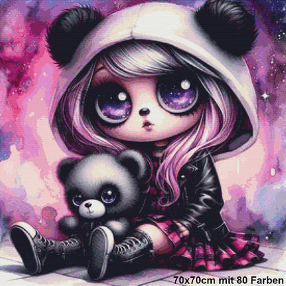 Galaxy Eyes Girl