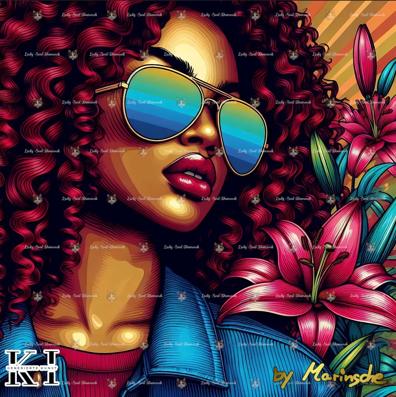 Queen of Urban Sunset - Lucky Soul Diamonds