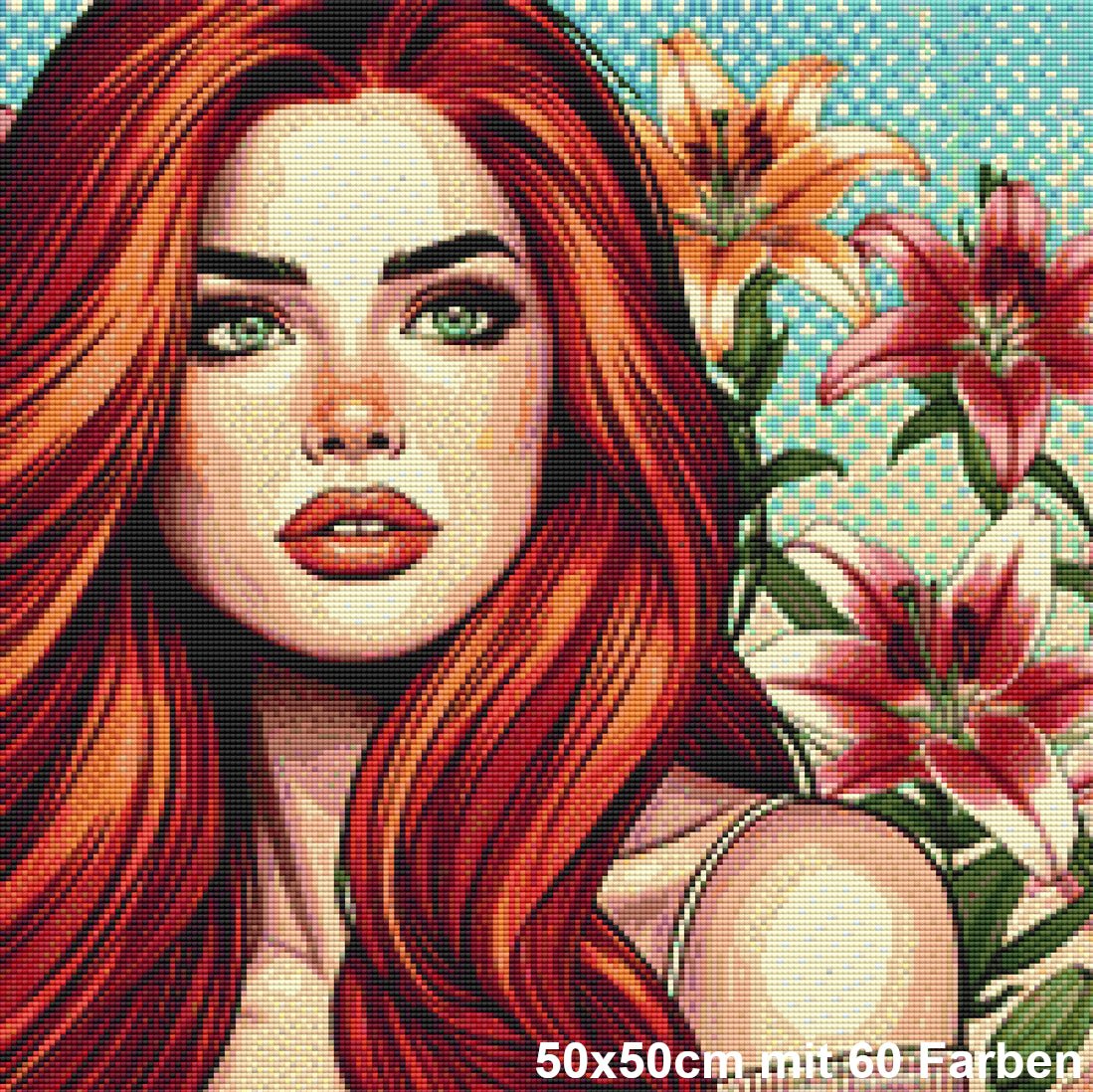 Floral Pop Up Girl - Lucky Soul Diamonds