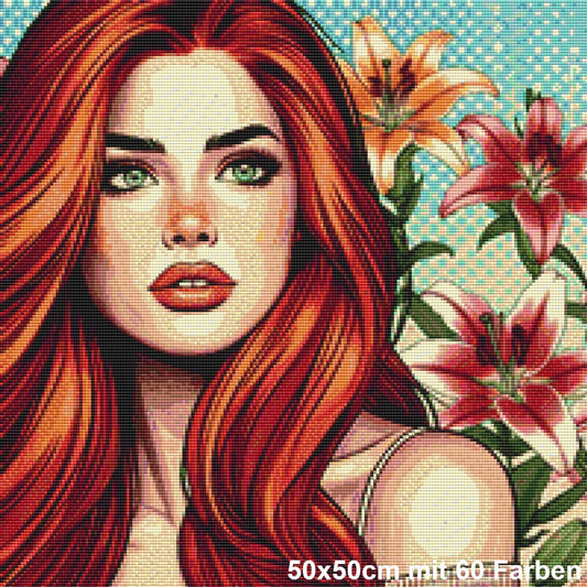 Floral Pop Up Girl - Lucky Soul Diamonds