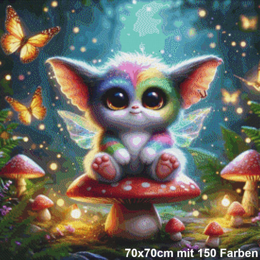 Marlin in the Woods 70x70cm - 150 Farben - Lucky Soul Diamonds