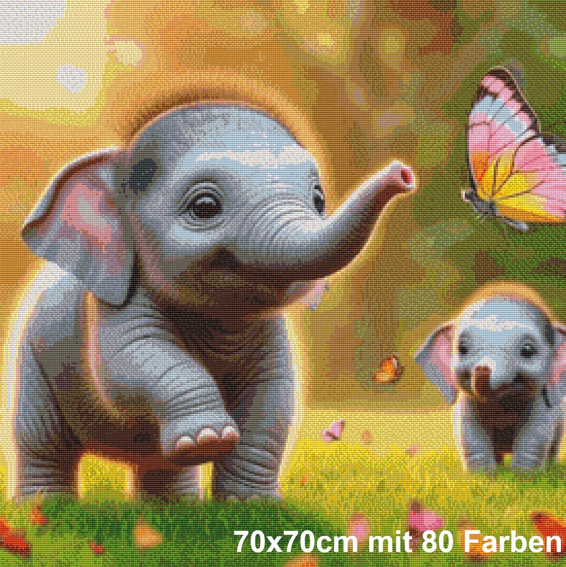 Funkelnde Elefantenfreude - Lucky Soul Diamonds