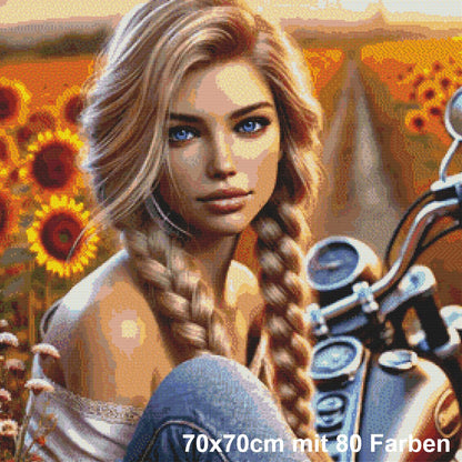 Girl on Bike - Lucky Soul Diamonds