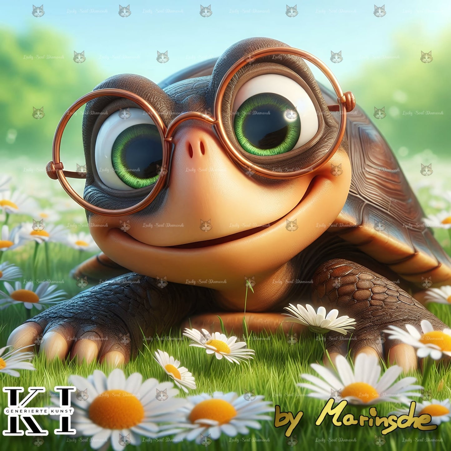 Schildkröte Einstein - Lucky Soul Diamonds