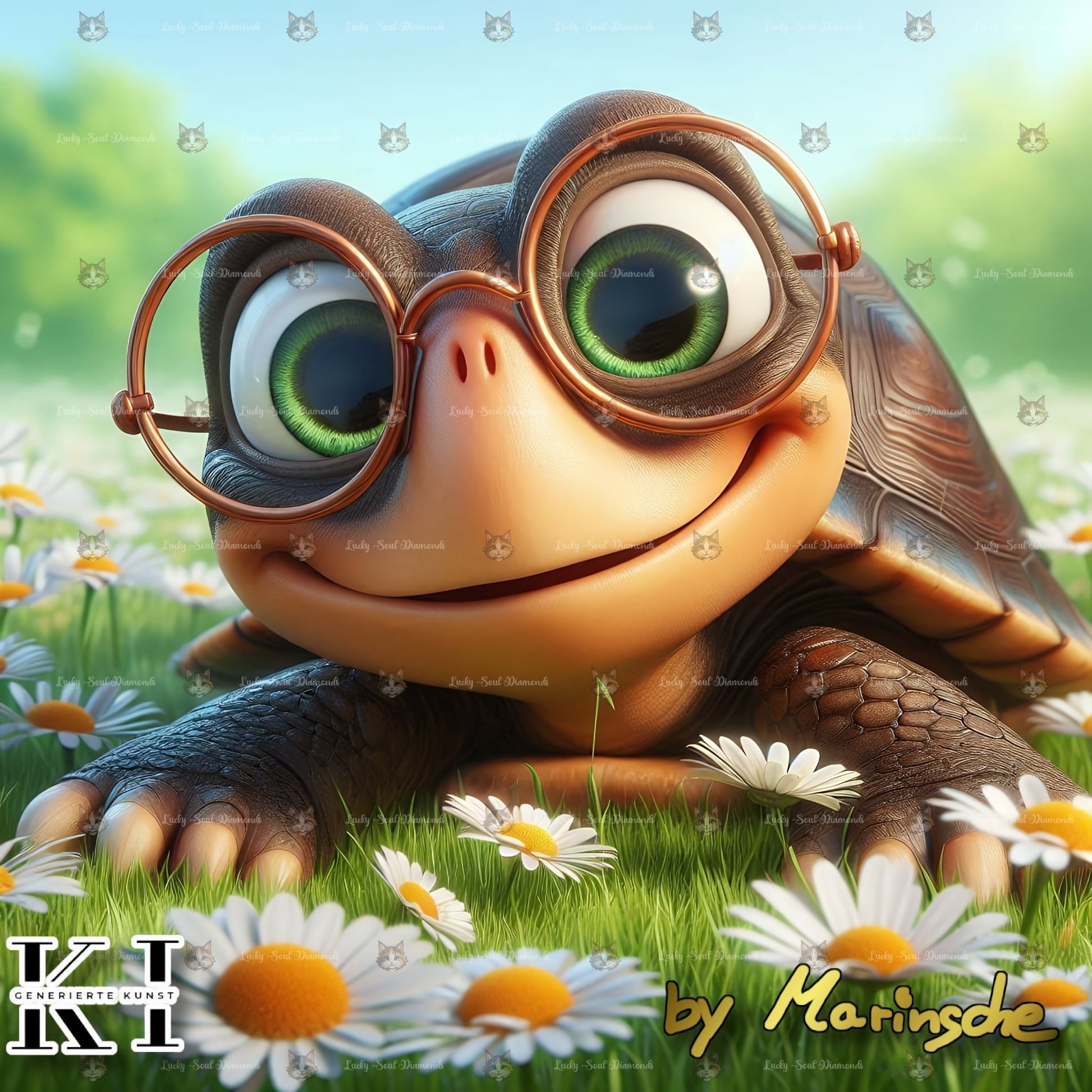 Schildkröte Einstein - Lucky Soul Diamonds