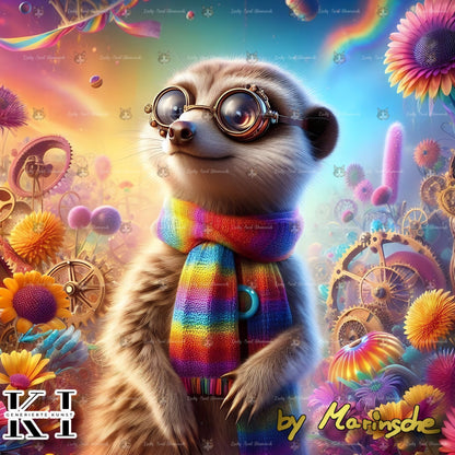 Erdmännchen Mechaniker - Lucky Soul Diamonds