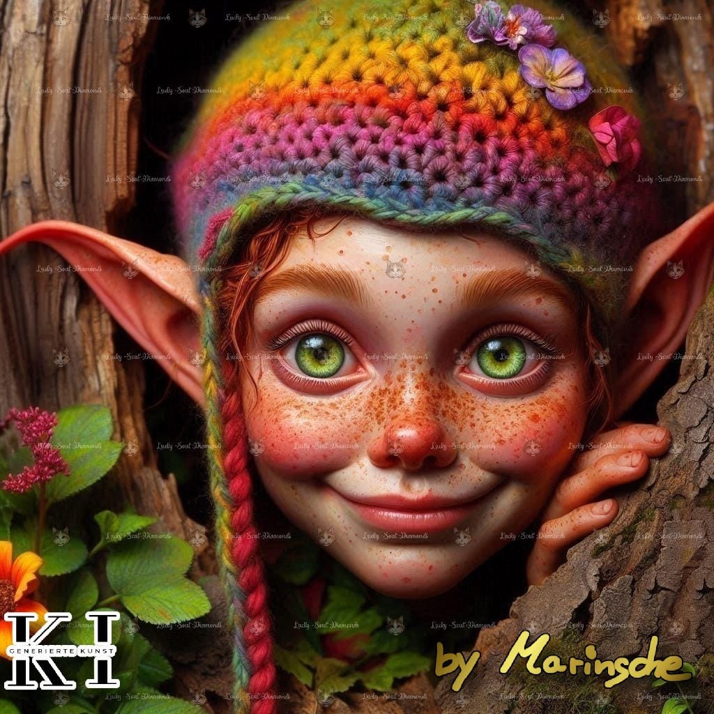 Waldelfe im Versteck - Lucky Soul Diamonds