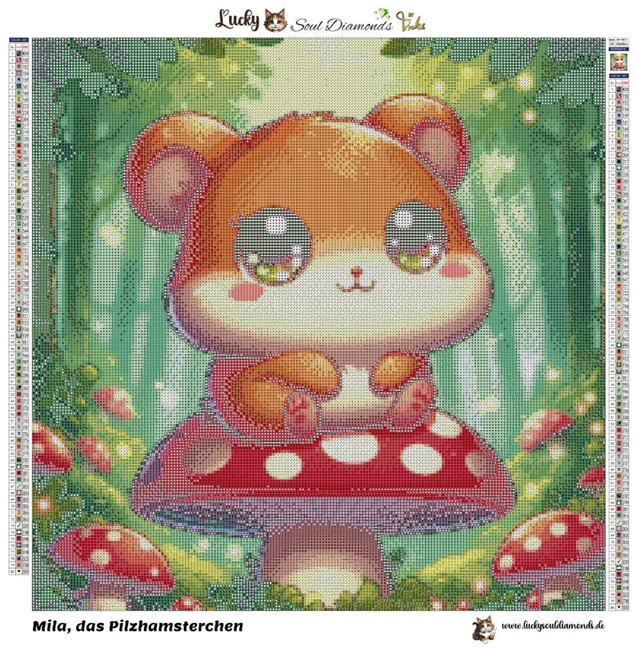 Mila, das Pilzhamsterchen - Lucky Soul Diamonds
