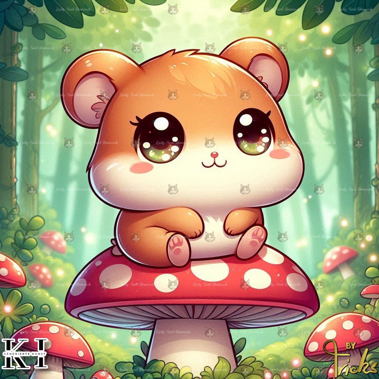 Mila, das Pilzhamsterchen - Lucky Soul Diamonds