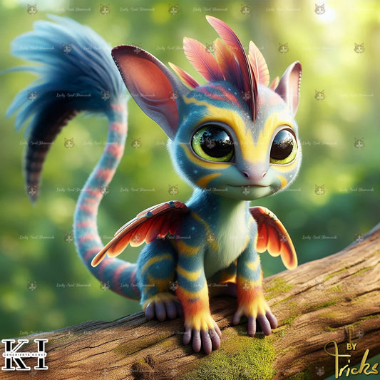 Nivaru - Walddrache des Lichts - Lucky Soul Diamonds