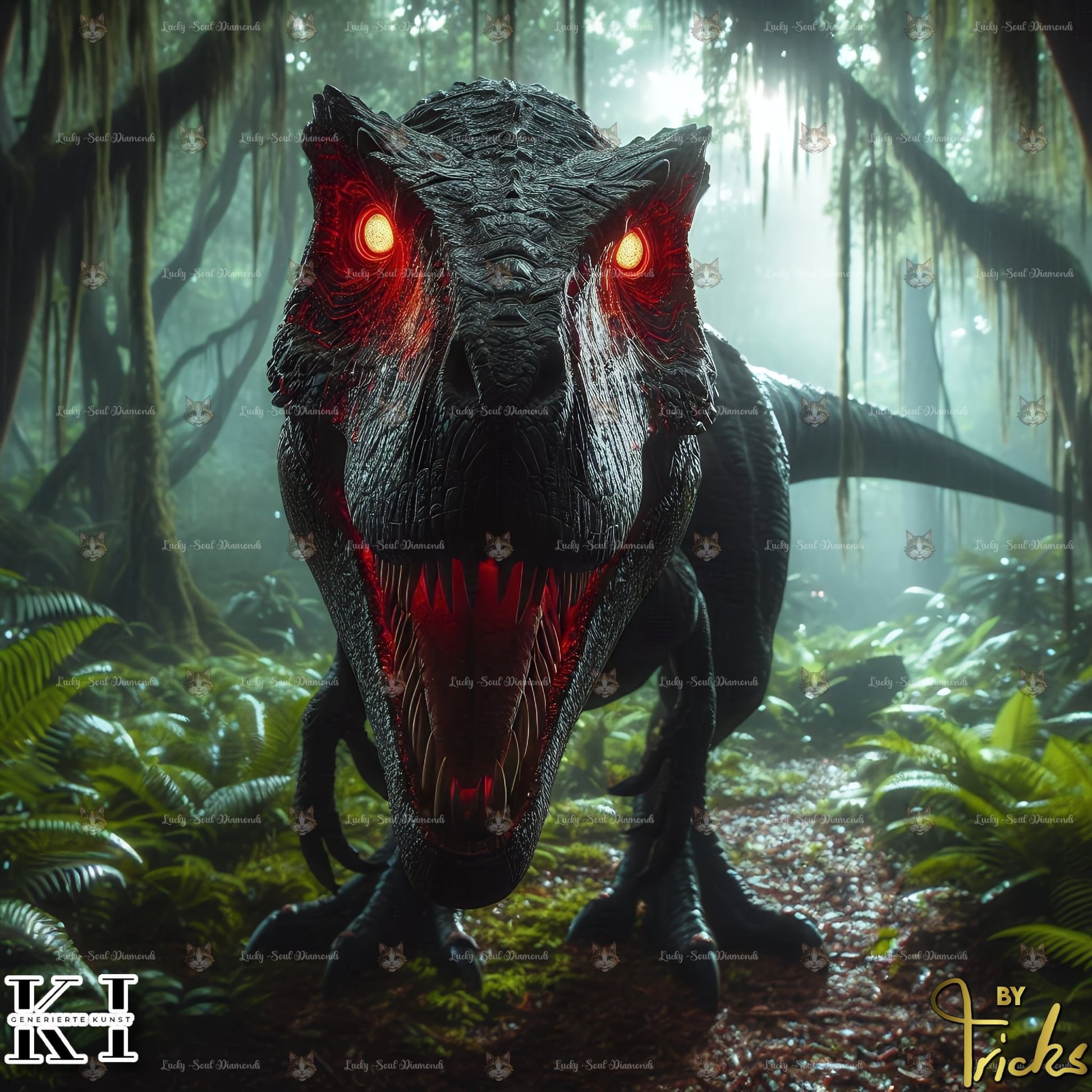 The angry T - Rex - Lucky Soul Diamonds