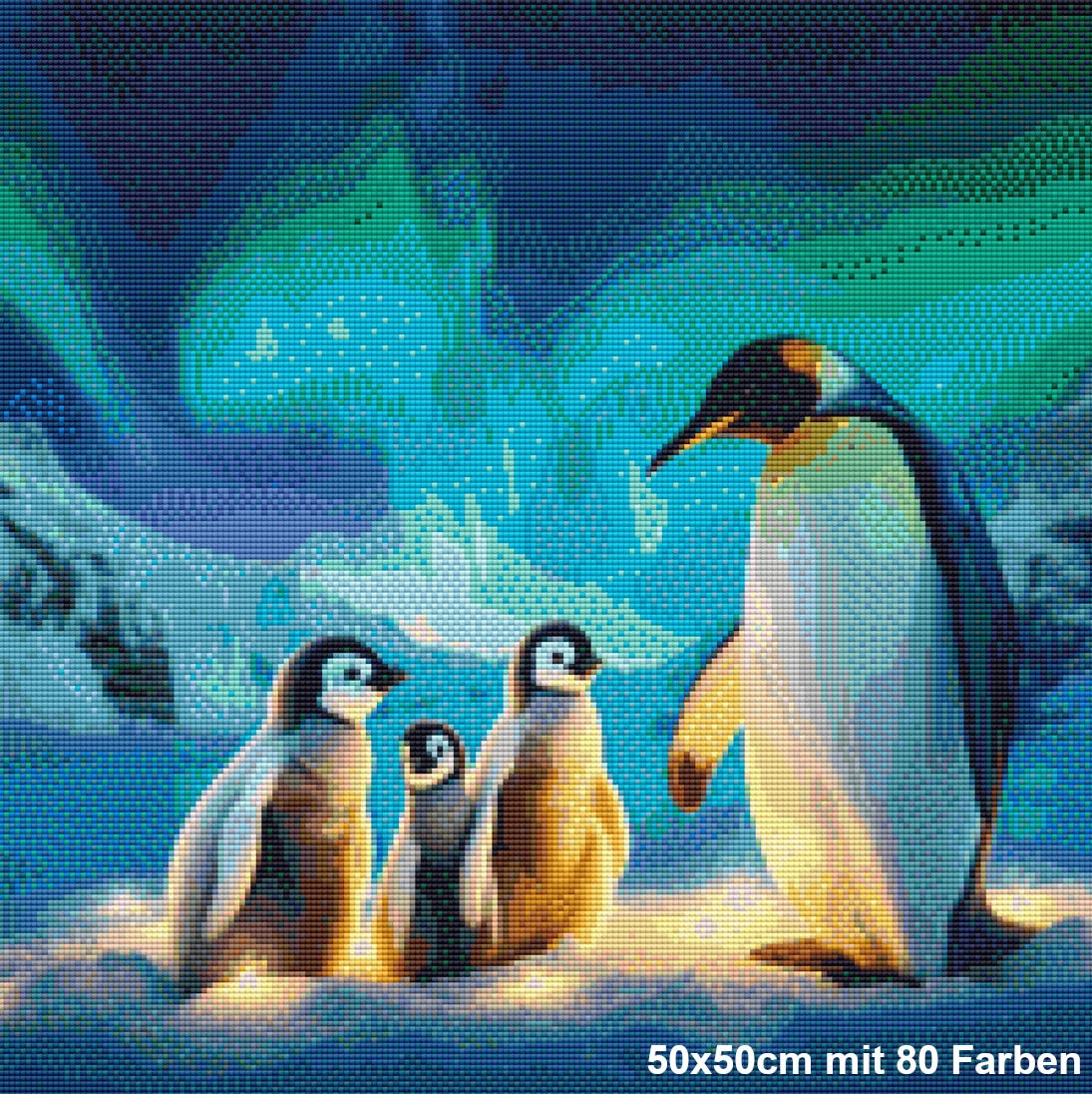 Polar Penguin Night - Lucky Soul Diamonds