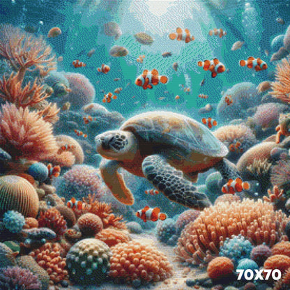 Grummelbert, die Meeresschildkröte - Lucky Soul Diamonds