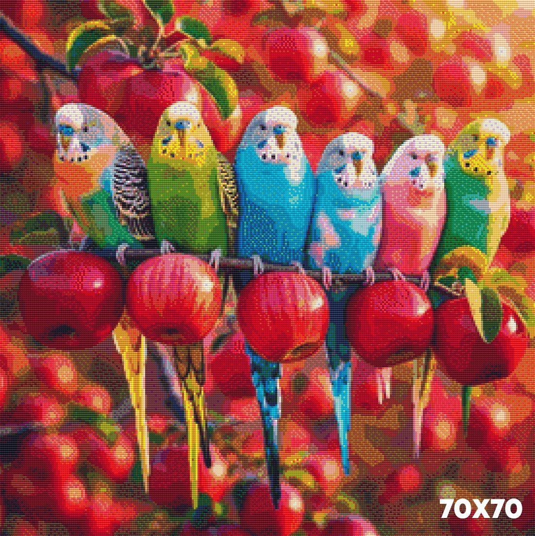 Familie Wellensittich - Lucky Soul Diamonds