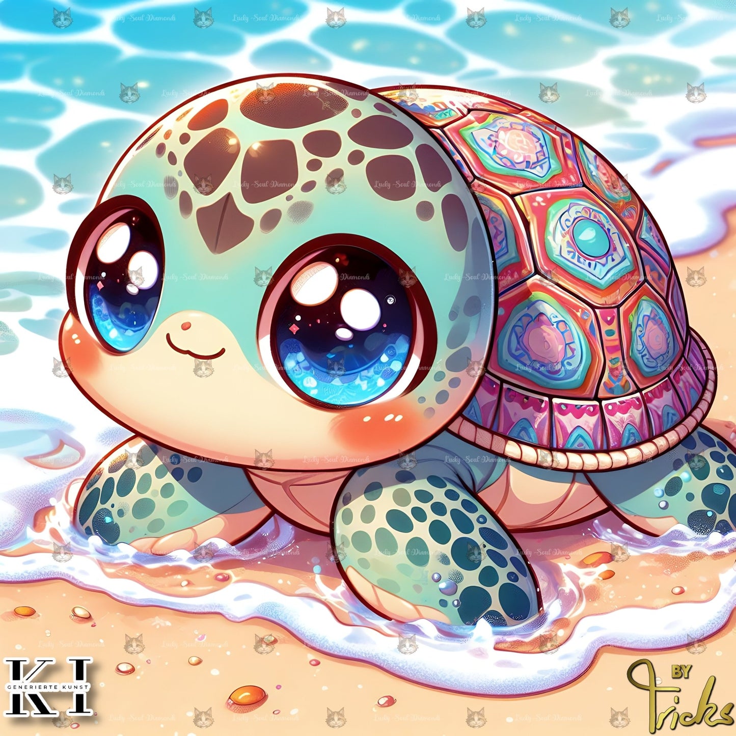 Lovely Turtle - Lucky Soul Diamonds