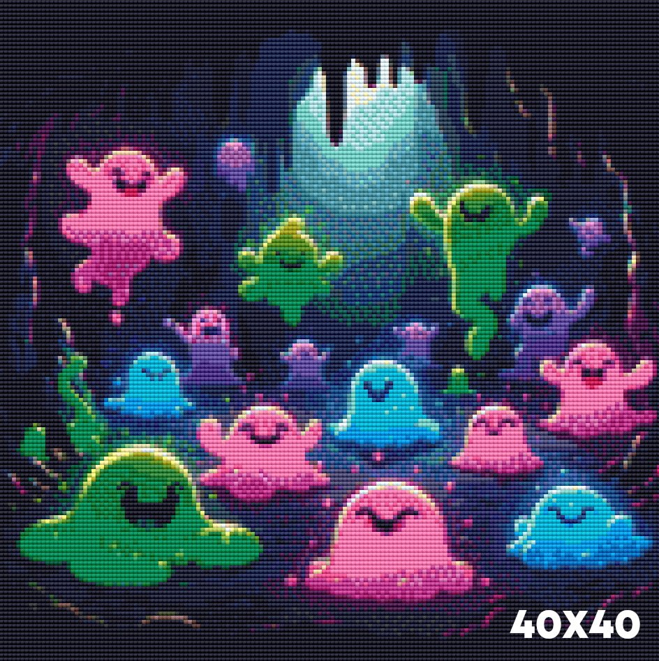 Slime Ghost Party - Lucky Soul Diamonds