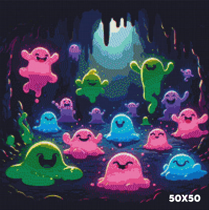Slime Ghost Party - Lucky Soul Diamonds