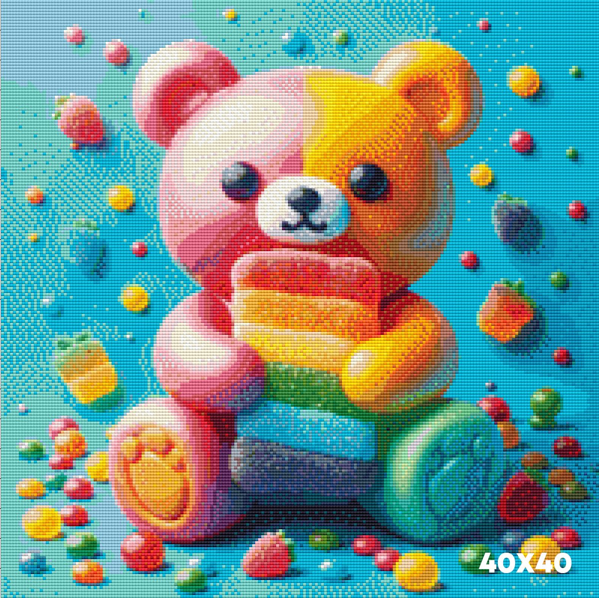 Sweet Candy Bear - Lucky Soul Diamonds