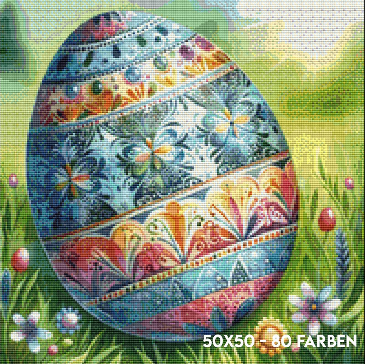 Osterei mit Ornamenten - Lucky Soul Diamonds