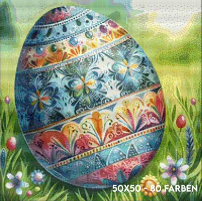 Osterei mit Ornamenten - Lucky Soul Diamonds