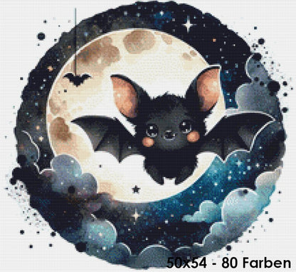 Fledermaus im Mondschein - Lucky Soul Diamonds