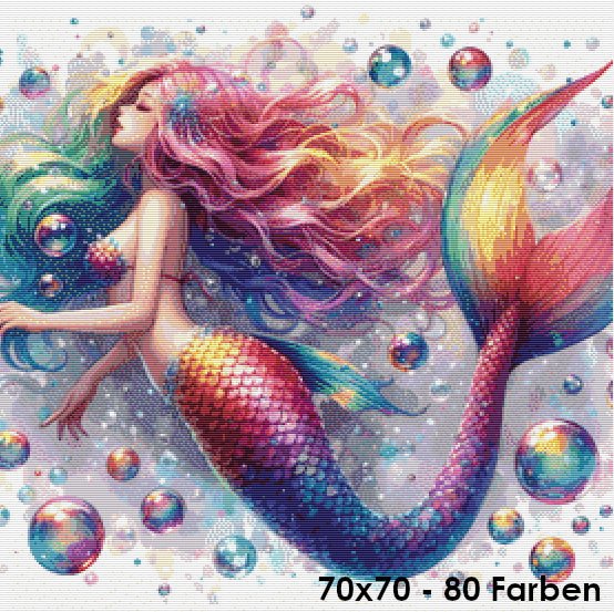 Rainbow Mermaid - Lucky Soul Diamonds