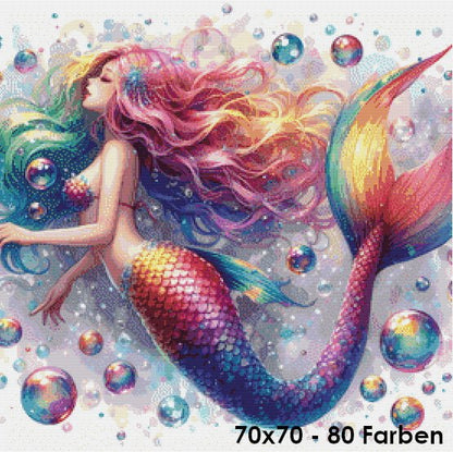 Rainbow Mermaid - Lucky Soul Diamonds