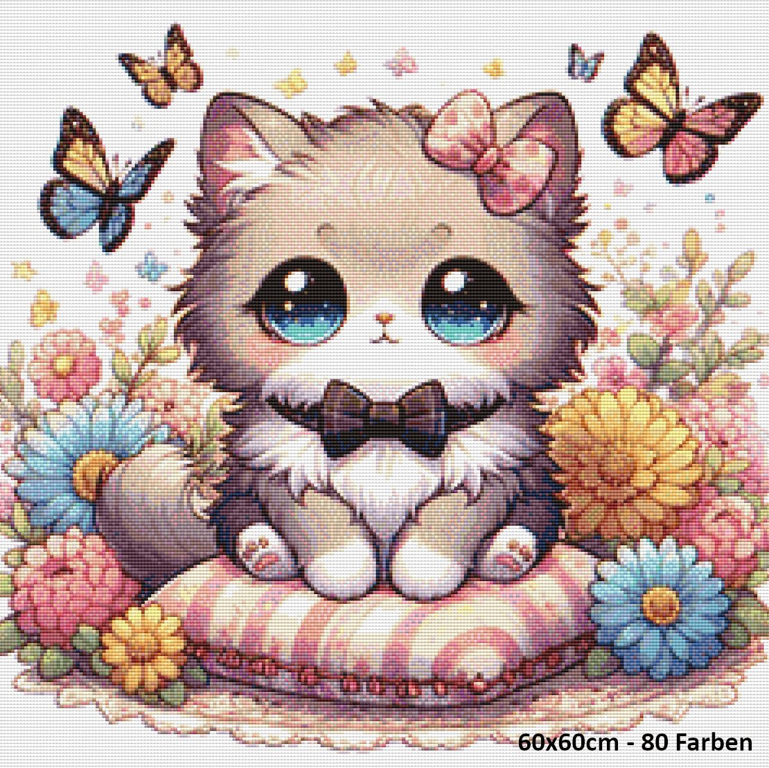 Dreamy Cat Blossom - Lucky Soul Diamonds