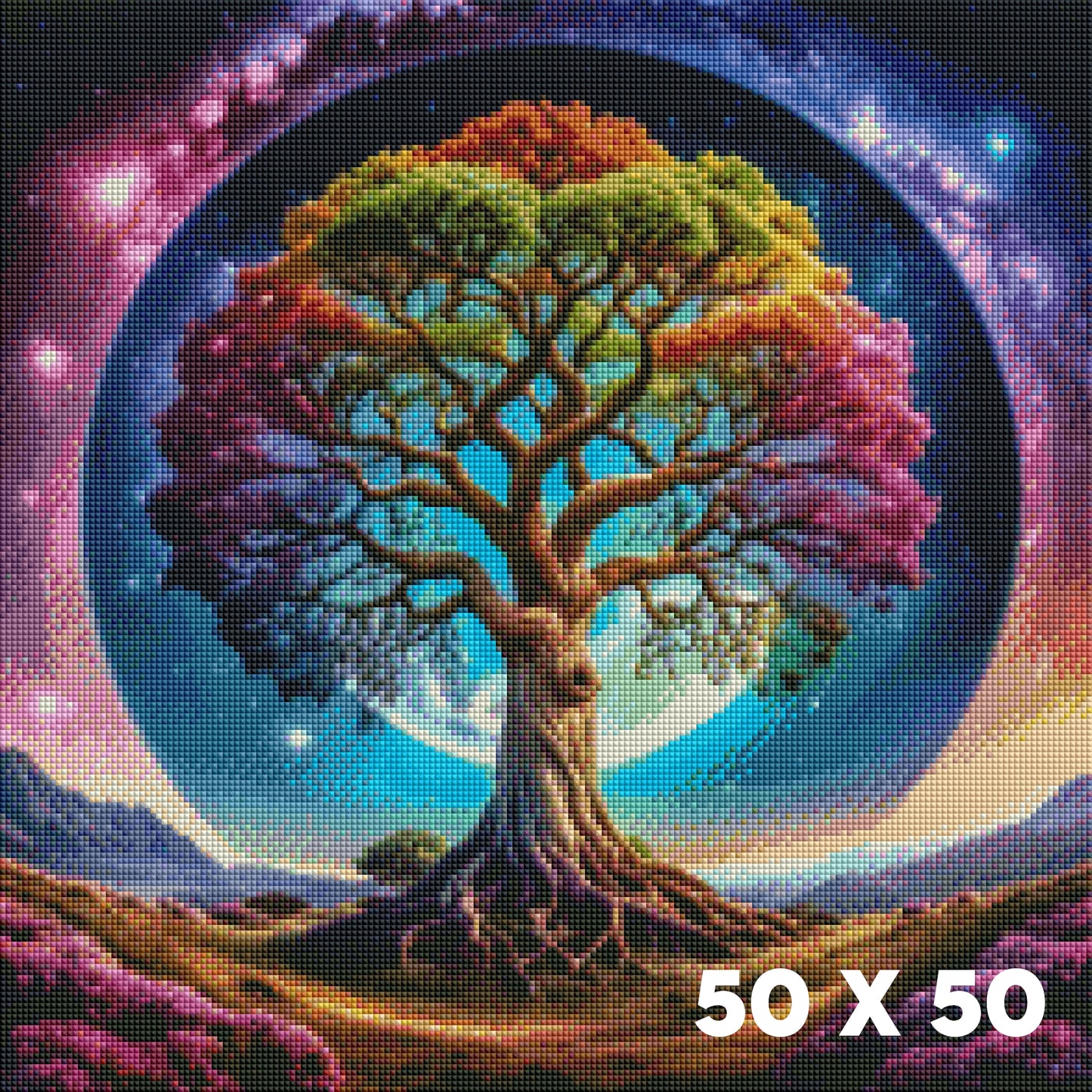 Kosmischer Lebensbaum - Lucky Soul Diamonds