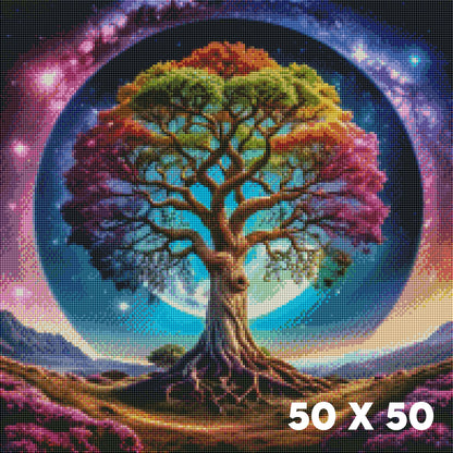 Kosmischer Lebensbaum - Lucky Soul Diamonds