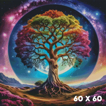 Kosmischer Lebensbaum - Lucky Soul Diamonds