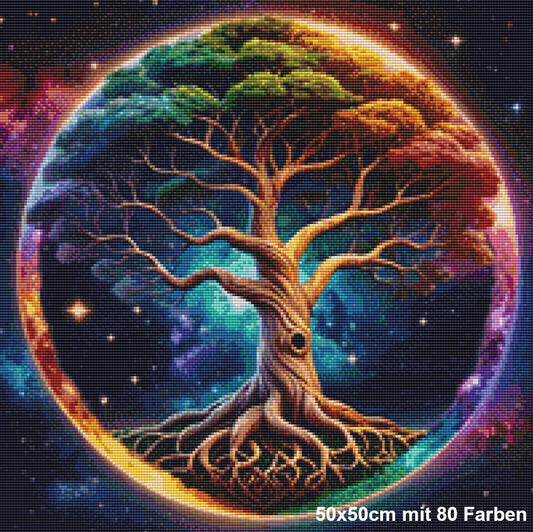 Galaktischer Weltenbaum - Lucky Soul Diamonds