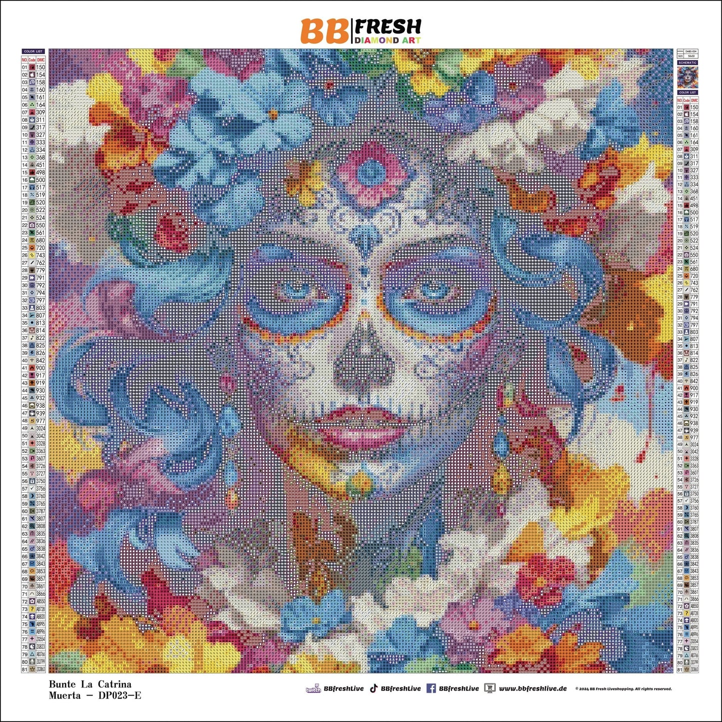 Blumige Erinnerung - BB Fresh Diamond Art