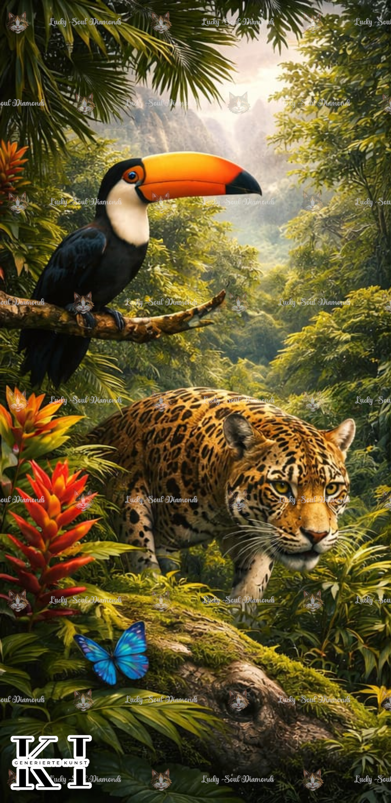 Dschungeltrilogie - Triptychon - auch einzeln