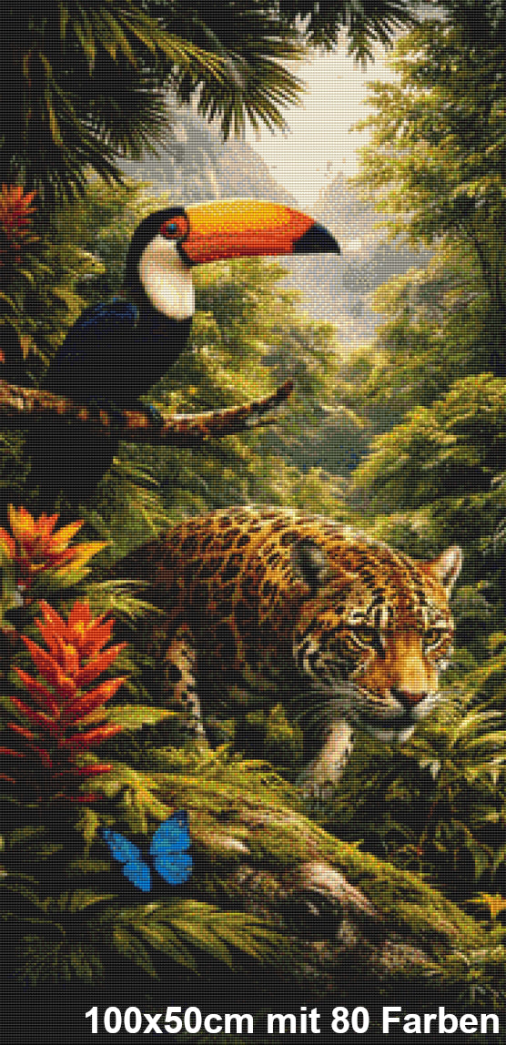 Dschungeltrilogie - Triptychon - auch einzeln