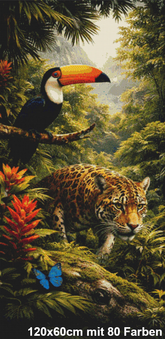 Dschungeltrilogie - Triptychon - auch einzeln