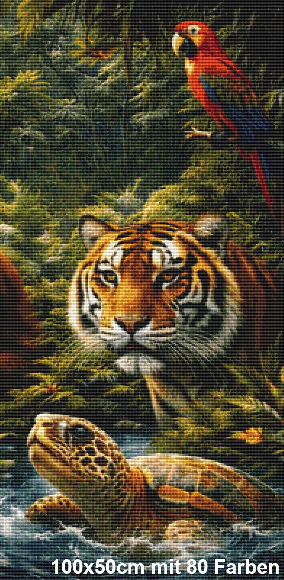 Dschungeltrilogie - Triptychon - auch einzeln