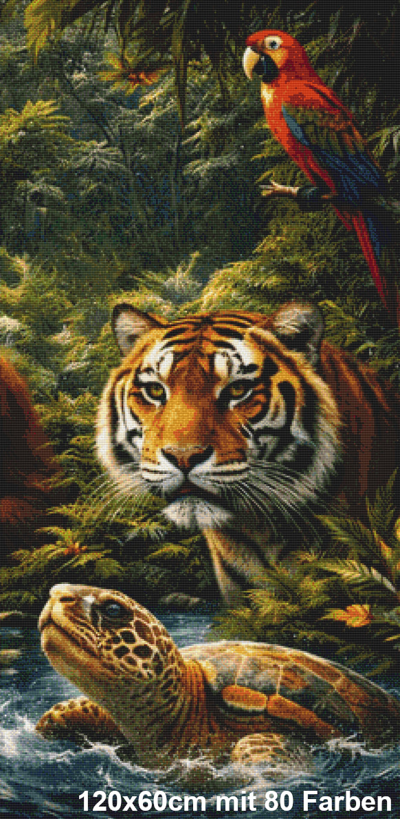 Dschungeltrilogie - Triptychon - auch einzeln