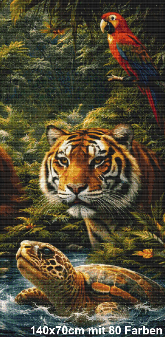 Dschungeltrilogie - Triptychon - auch einzeln