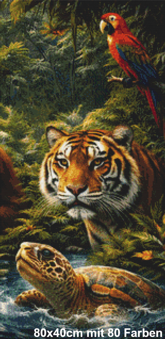 Dschungeltrilogie - Triptychon - auch einzeln