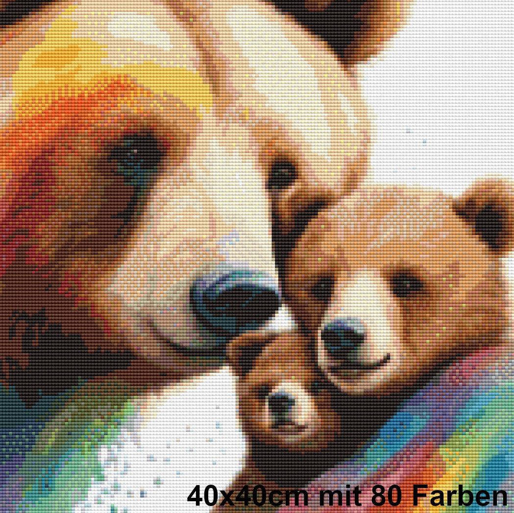 Bärenstarke Liebe - BB Fresh Diamond Art