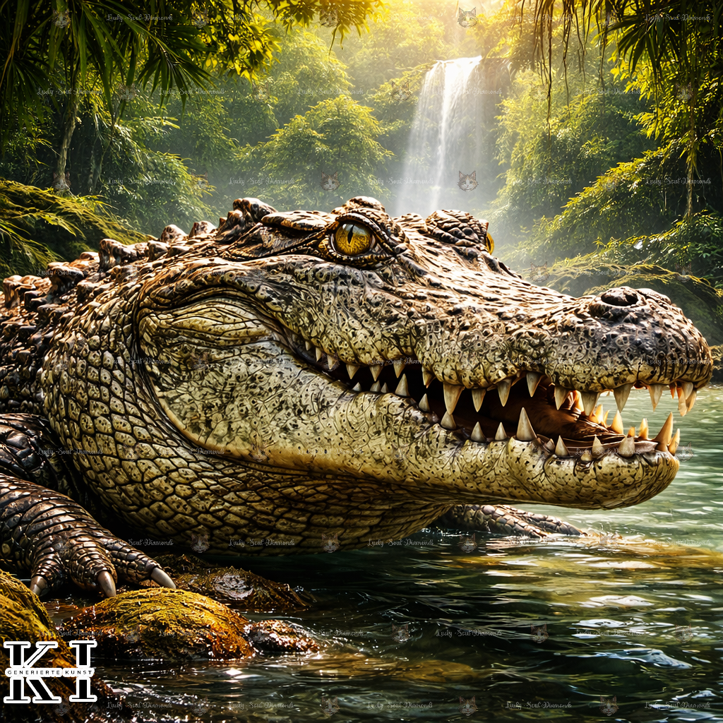 Crocodile of the lost Jungle