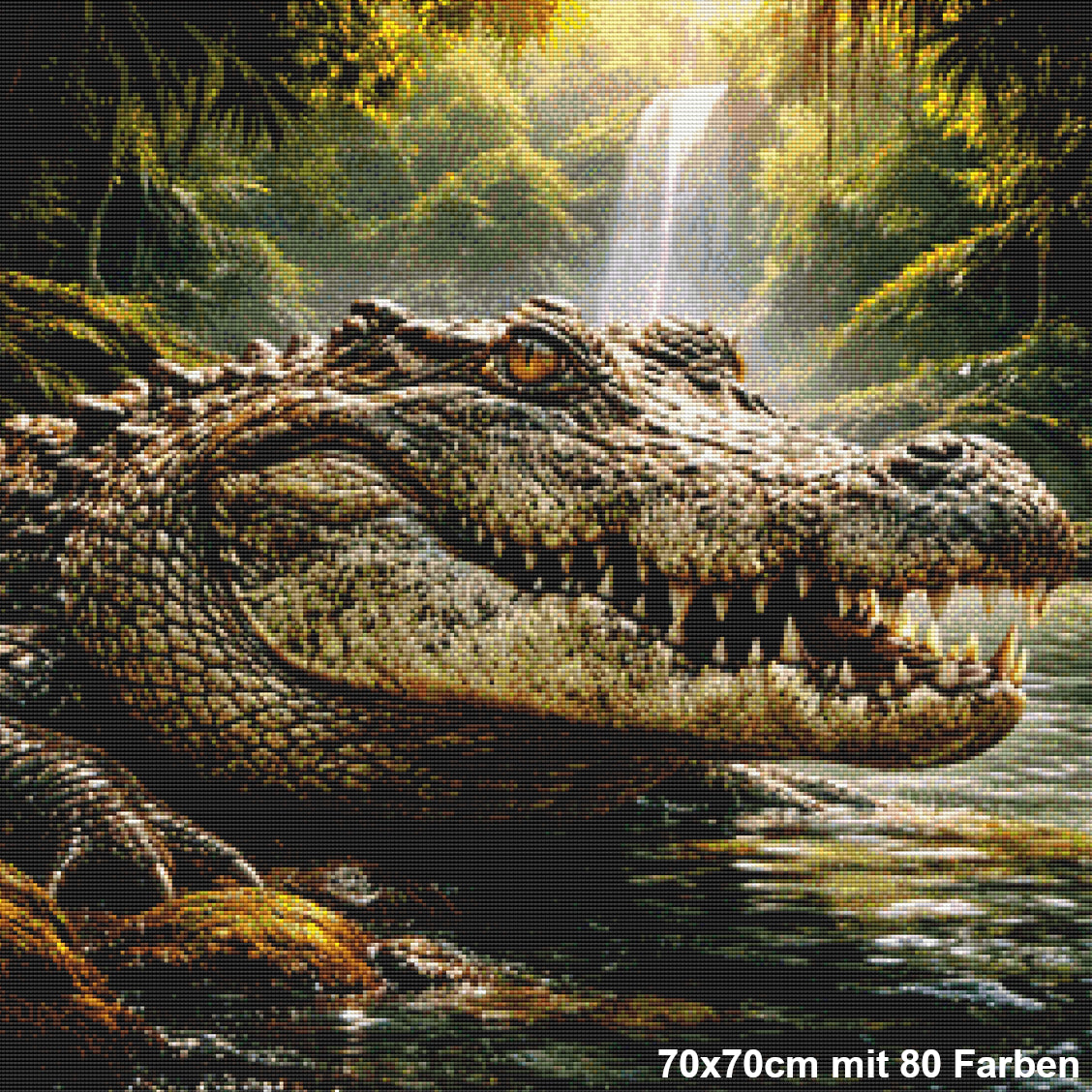 Crocodile of the lost Jungle