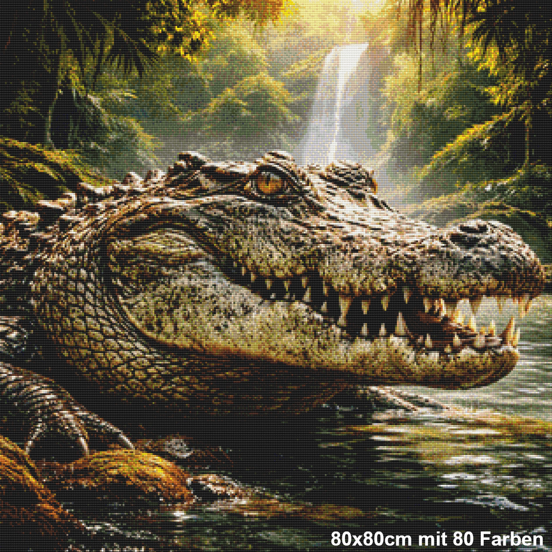 Crocodile of the lost Jungle