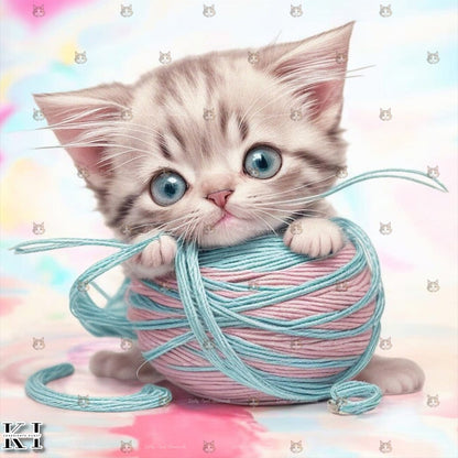 Schnurren im Fadenglück - BB Fresh Diamond Art