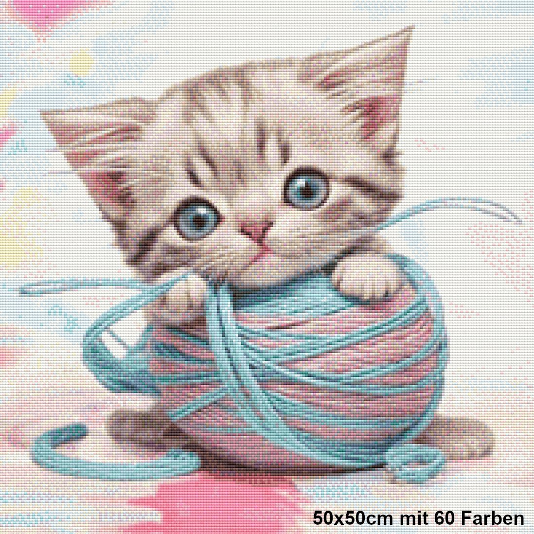 Schnurren im Fadenglück - BB Fresh Diamond Art