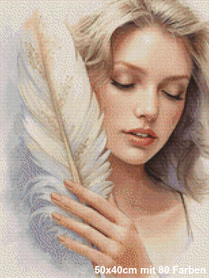 Leise Botschaft der Engelsfeder