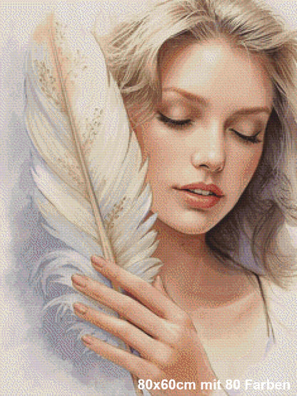 Leise Botschaft der Engelsfeder